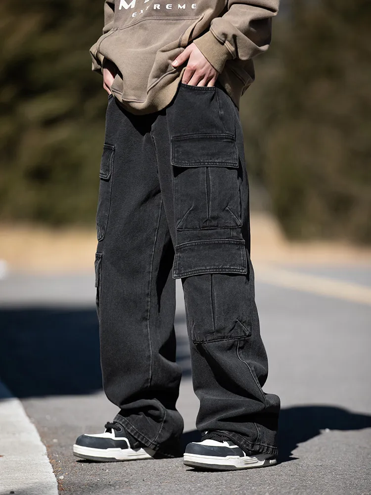 Cargo Jeans Jeans Style Pant Cargo Jeans Men Multi Pocket Jeans