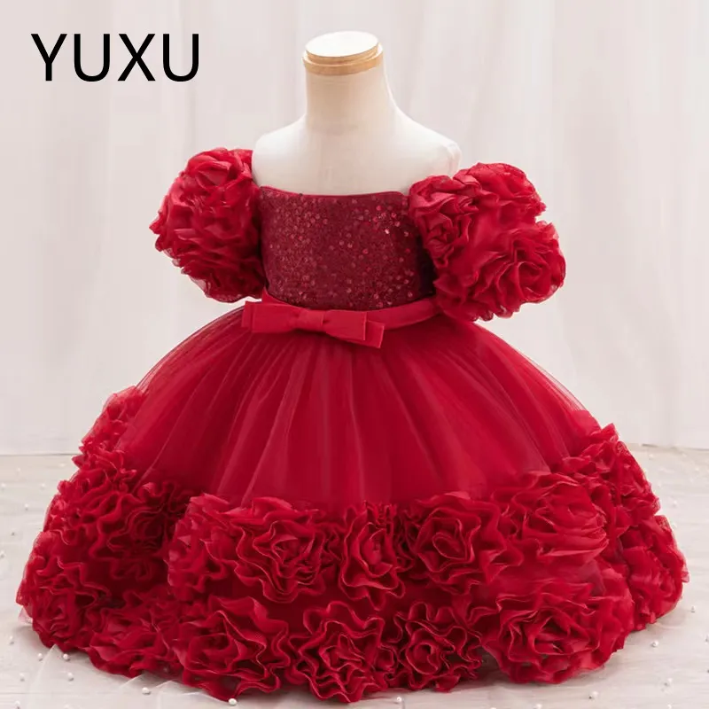 Junior Party Dresses Sequin Bodice Ruffle Tulle Dress... From  Redwhitebliss, $50.81 | DHgate.Com