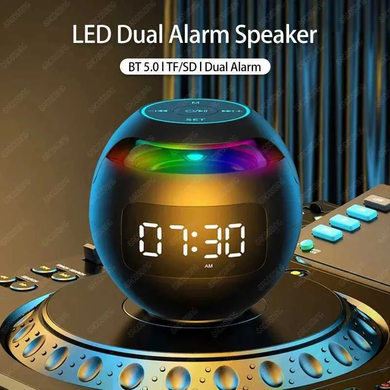 Mini Bluetooth Speaker Portable With LED Light FM... From Flies_like ...