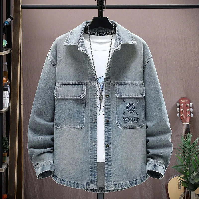 Western Denim Jacket Mens High Quality Casual Spring Jacket