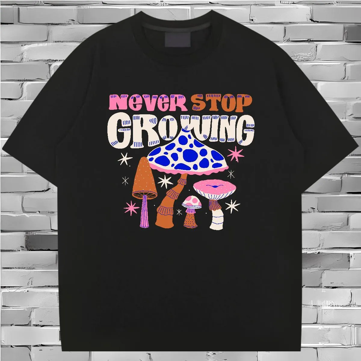 激安 超特価商店街  DHgate.com:230GSM T-Shirt Hop Hip Mushroom Mens Cotton 100% タレント・お笑い芸人