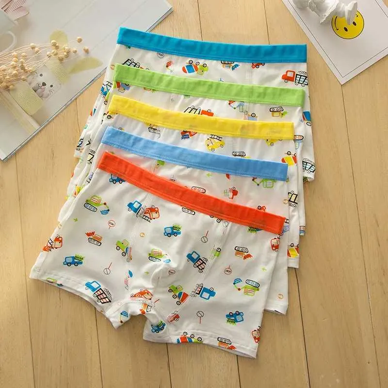 Pack De 3 Braguitas/Calzoncillos Para Niño - Algodón, Estampados Divertidos, Tallas 2-8 Años