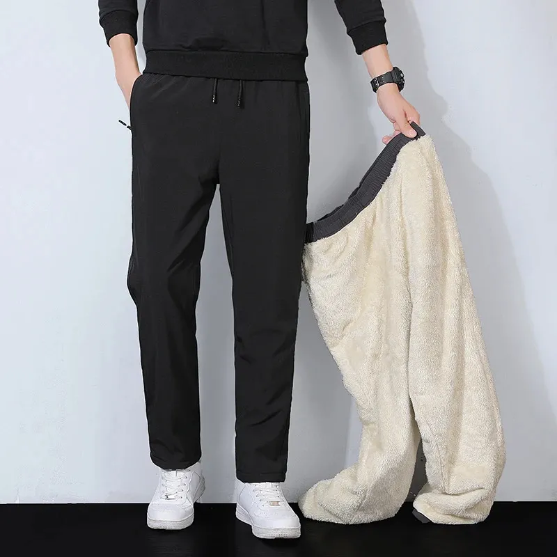 Amazon.com: Ckuakiwu Winter Trousers Men, Thick Fleece