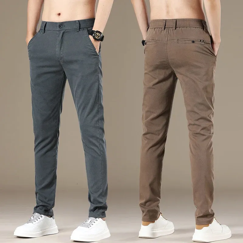 High-Quality Lyocell Fabric Men's Casual cargo pants