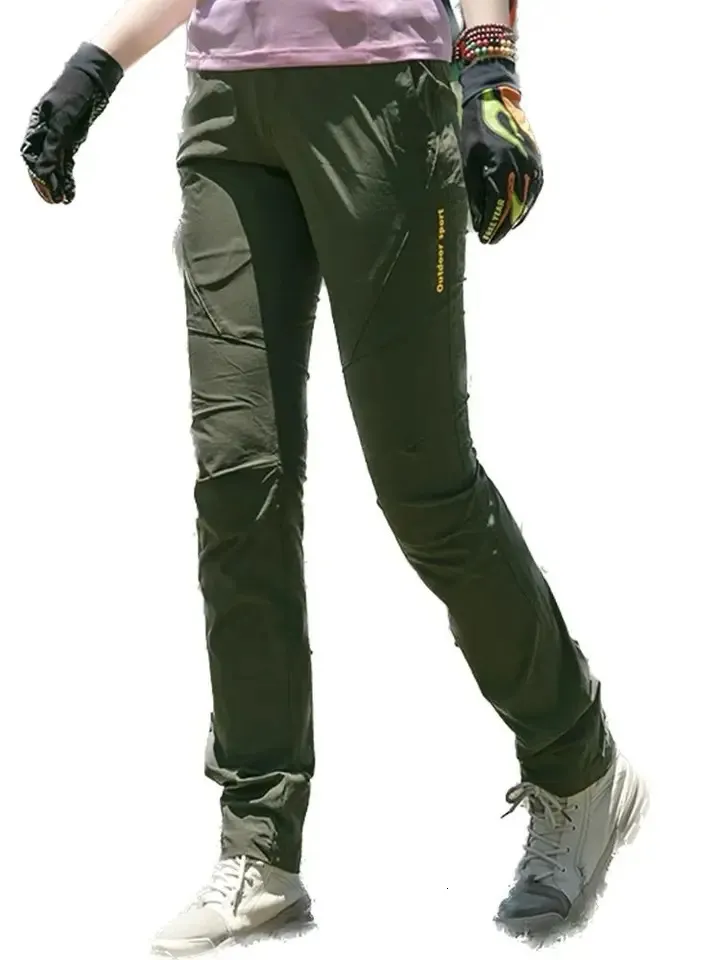 Pantalones De Senderismo Impermeables Para Mujeres: Acampado Seco