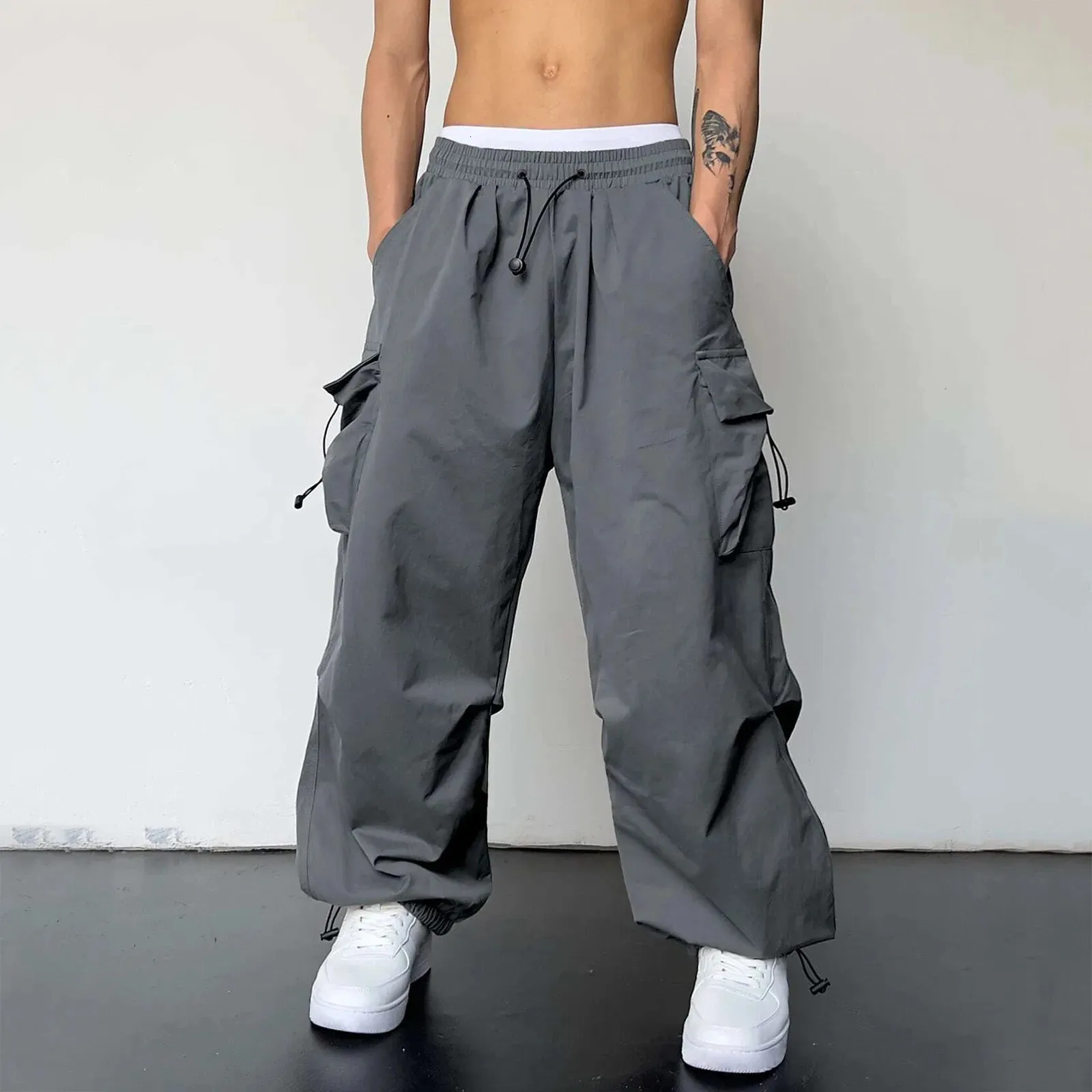 Harajuku Oversized cargo pants for women for Men - Y2K Hip