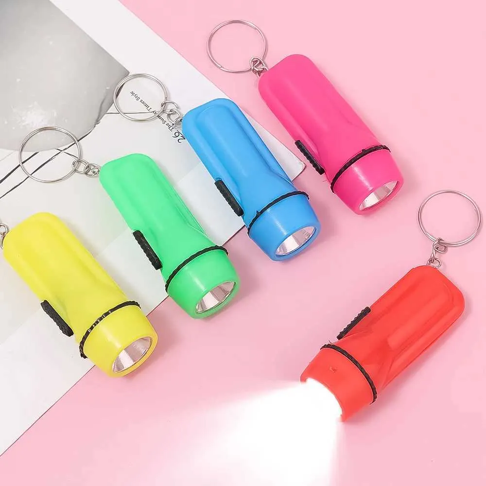 Mini LED clay keychain Flashlight for Kids - Battery...
