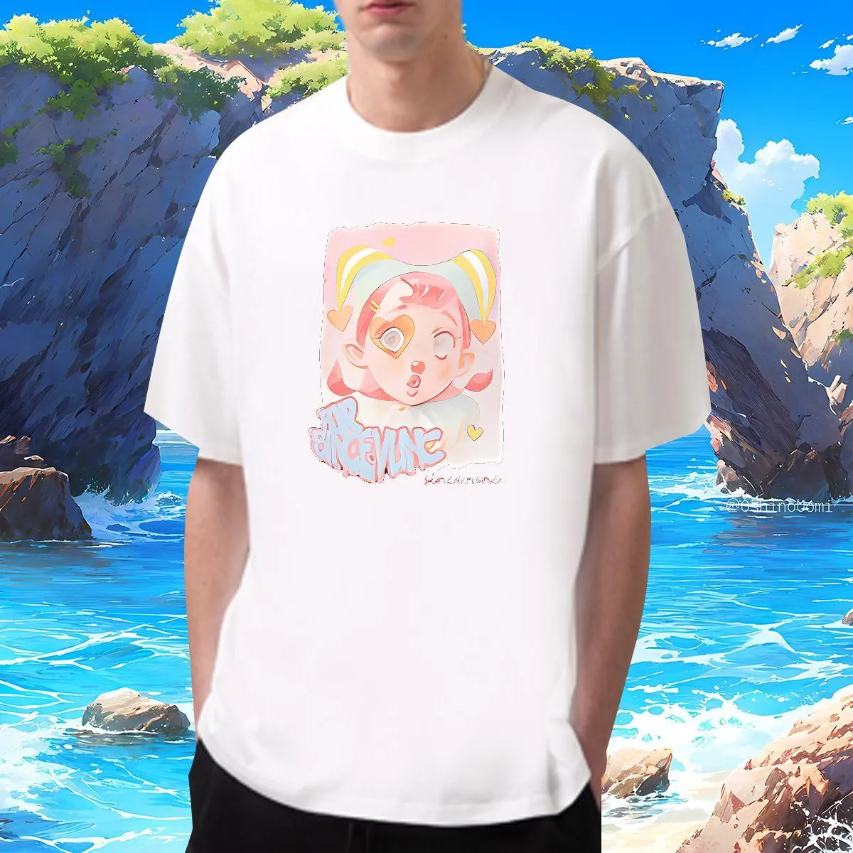 Brand Mens Tshirts Letter 230g 100% Cotton Sport Short Sleeve Soft