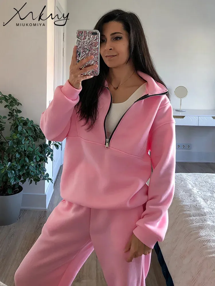 Fleece tracksuit womens sales