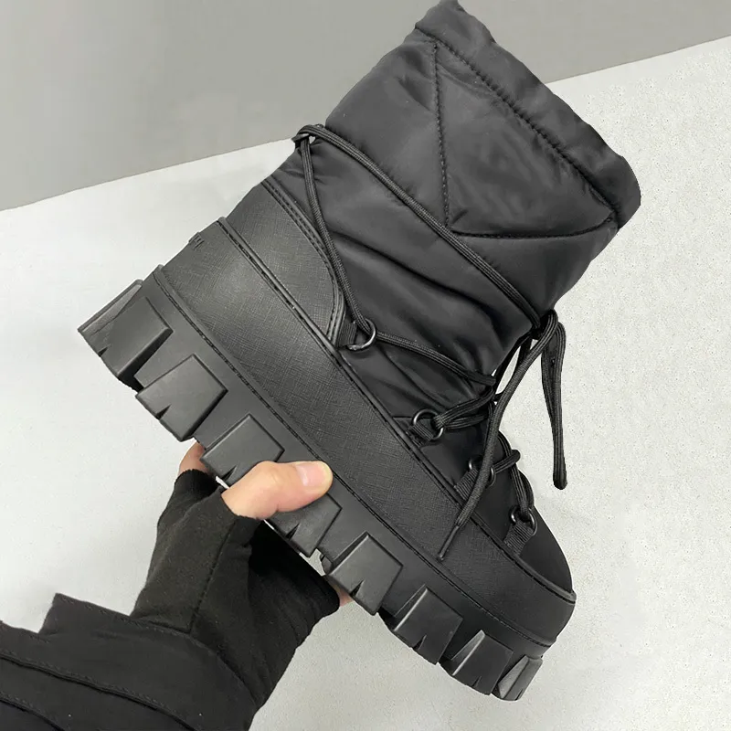 Save Big on Bulk Womens Winter Ankle Boots Platform Lace Up Ankle Boots:  Women's Thick Heel Apres Ski Snow Boots Non Slip Wear Shoes Best Deals on 