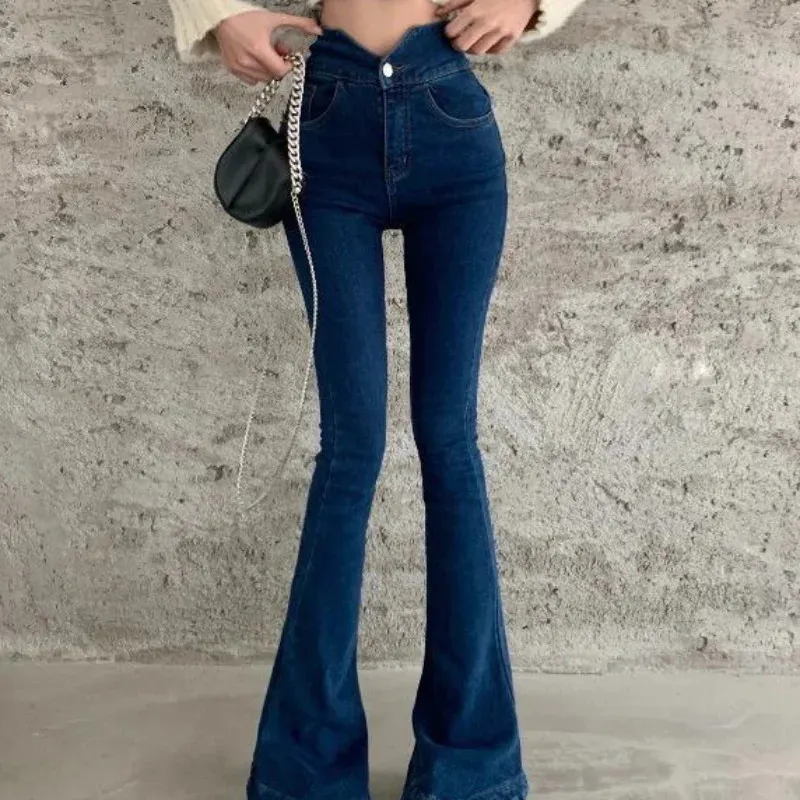 Flared Leg Pants: Skinny Bell Bottom Jeans for Women Sexy, Slim Fit, Wide  Shop Now!