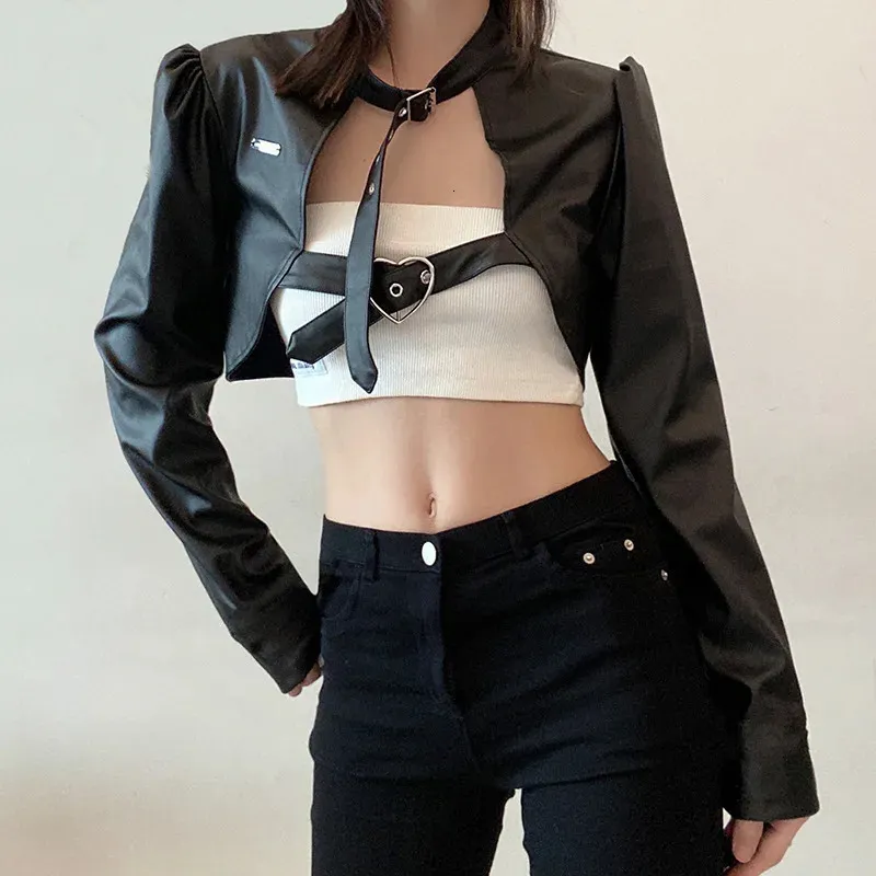 SLY  VINTAGE F／LEATHER CROP BZ VINTAGE F/LEATHER CROP BZ SLYの人気新作OUTERをクローズアップ