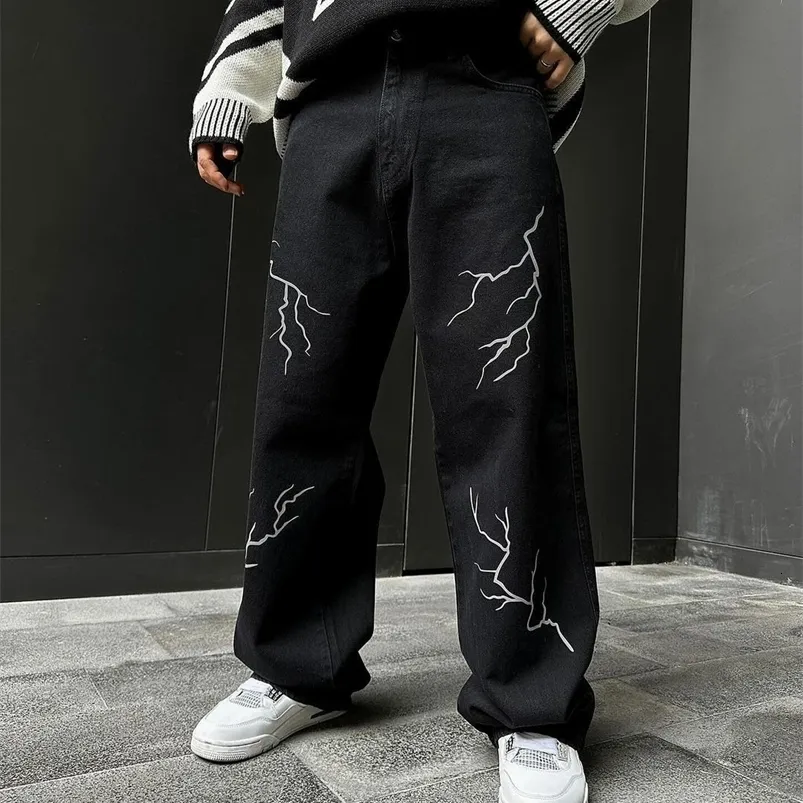 Harajuku Fashion Lightweight Wide Leg Street baggy jeans Harajuku Fashion Lightweight Wide Leg Street baggy jeans