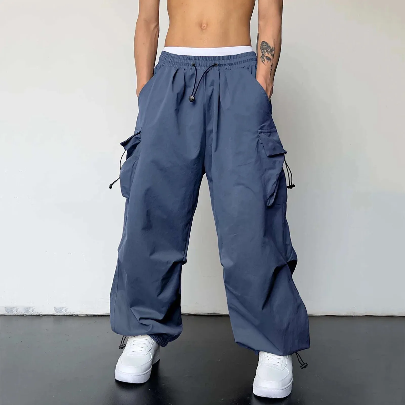 Harajuku Oversized cargo pants for women for Men - Y2K Hip