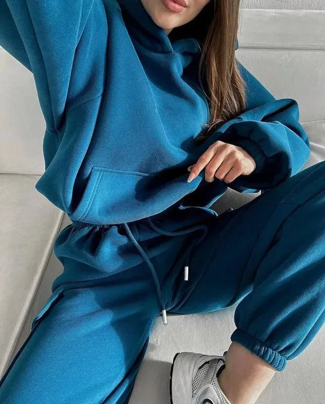 Sudadera Con Capucha De Forro Polar De Algodón Oversized