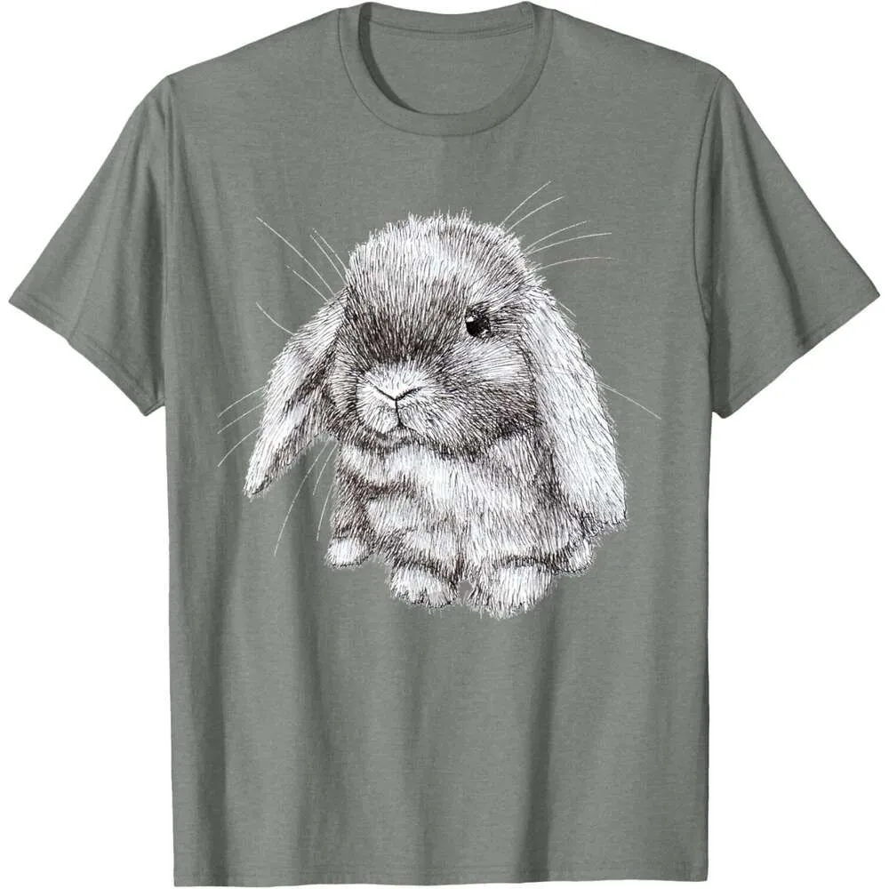 Lop Eared Bunny Rabbit Sketch T-Shirt Mens Womens Childrens Lop Eared Bunny Rabbit Sketch T-Shirt Mens Womens Childrens