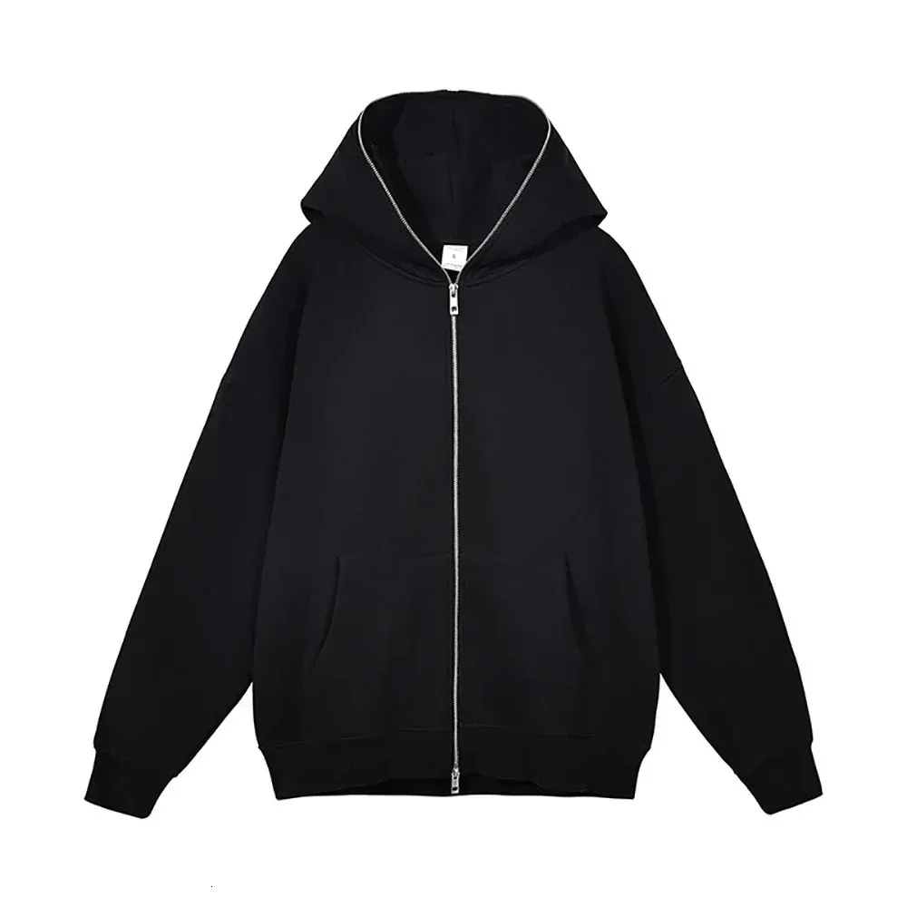 Y2K Full Zip Hoodie: Fashionable Hip Hop Streetwear Cardigan