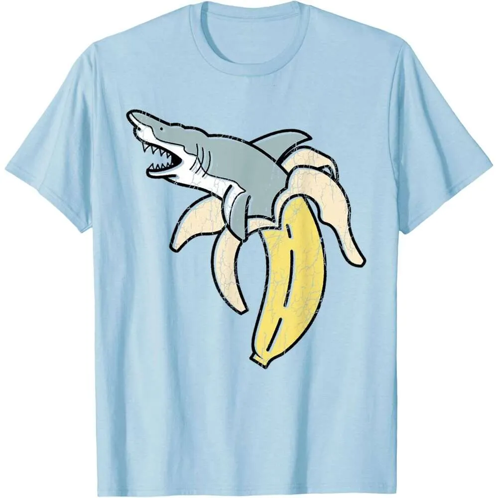 Cute Banana Shark t shirt t shirt for Men - Perfect Gift for