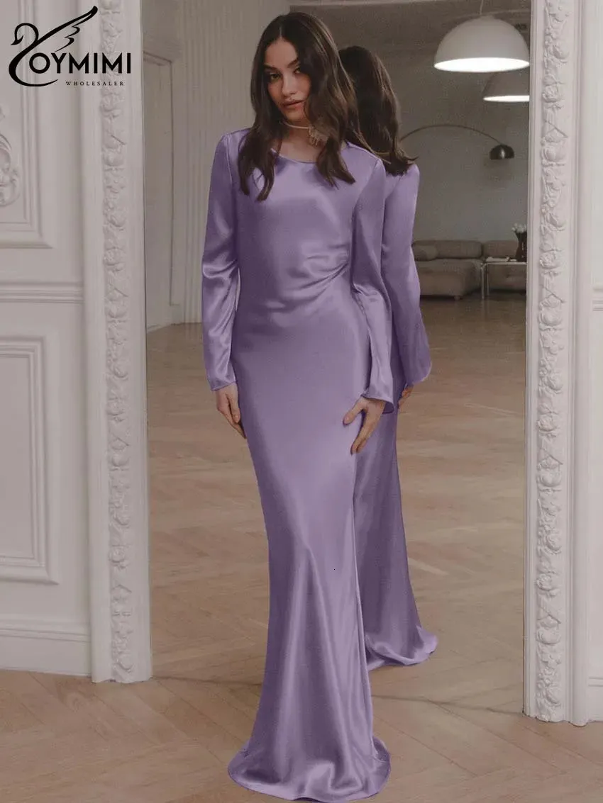 Elegant Purple Slim Floor-Length Dress for Women, Chiffon Natural Fiber,  Short Sleeve, Spring from Dhgate Basic & Casual Dresses - price 46.42
