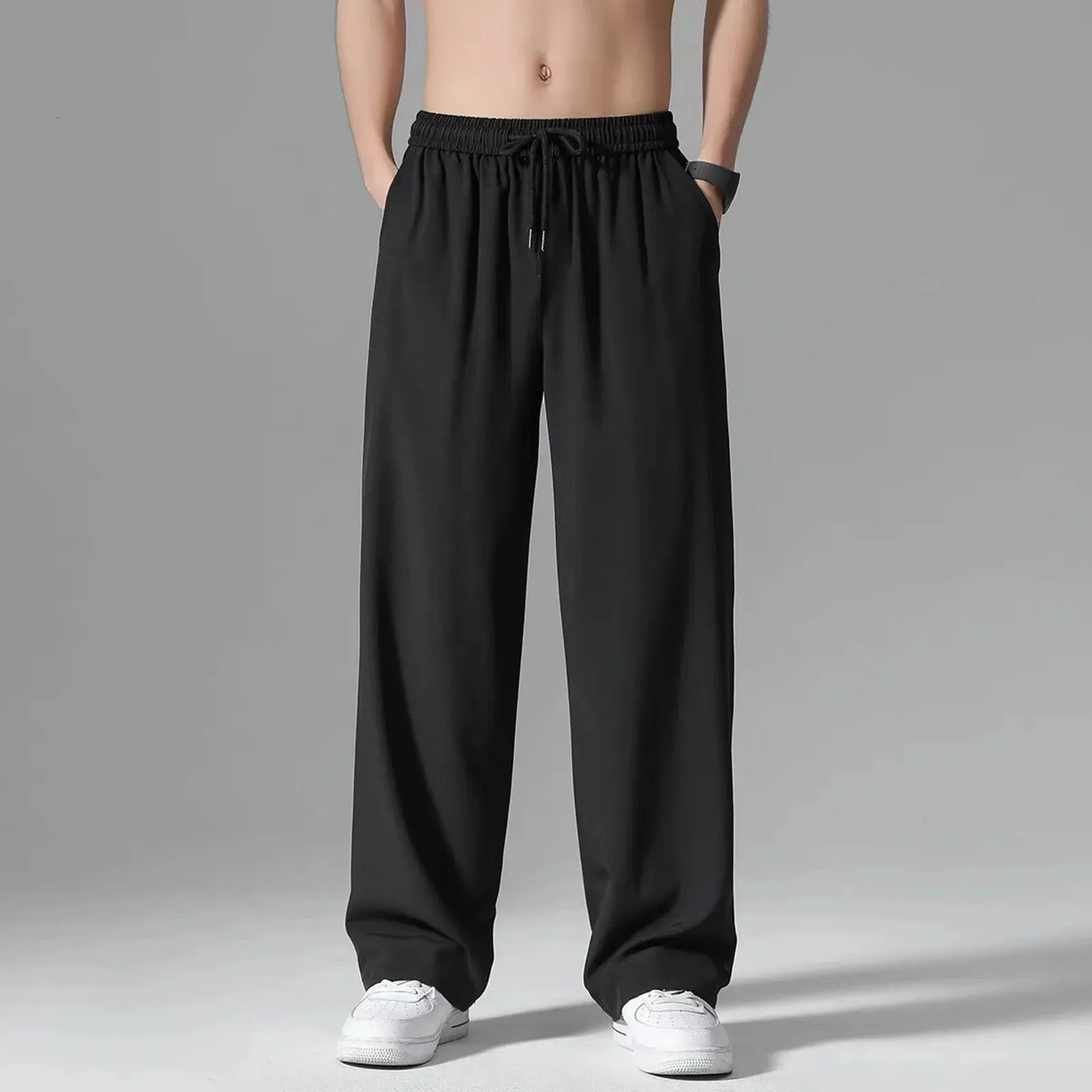 Y2K Ice Silk Men's jogger pants Sweatpants - Streetwear