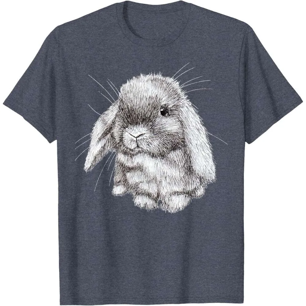 Lop Eared Bunny Rabbit Sketch T-Shirt Mens Womens Childrens Lop Eared Bunny Rabbit Sketch T-Shirt Mens Womens Childrens