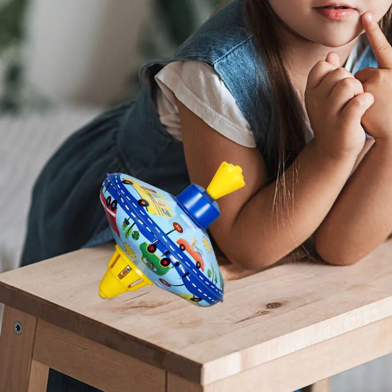 Spinner Top Toy: Classic Iron Rotating Toy For Kids,...を￥1,191 | DHgate