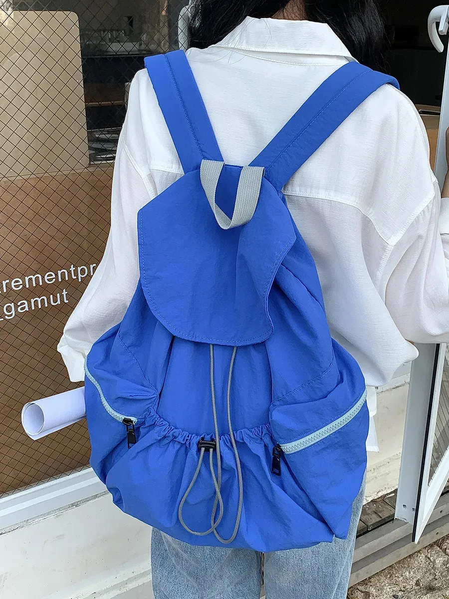 Nylon Clamshell Backpack For Women, Large Capacity Bag | DHgate display picture 2