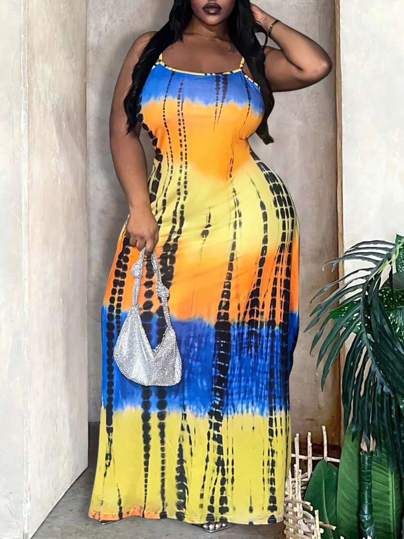 plus size yellow cami