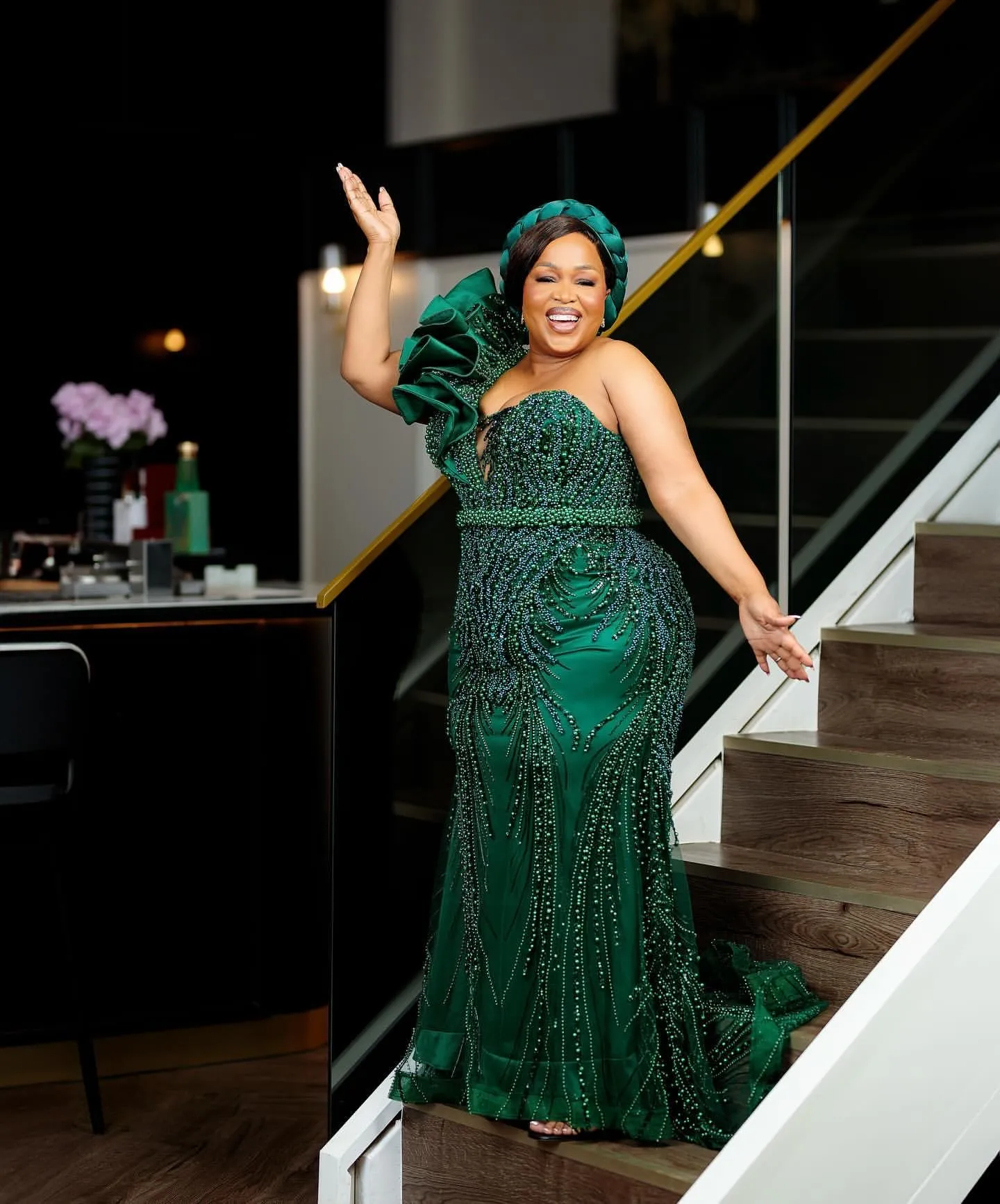 Premium Dark Green Mermaid Prom Dress : Plus Size, Detachable Train. Shop  Now! from Dhgate Prom Dresses - price 359.8