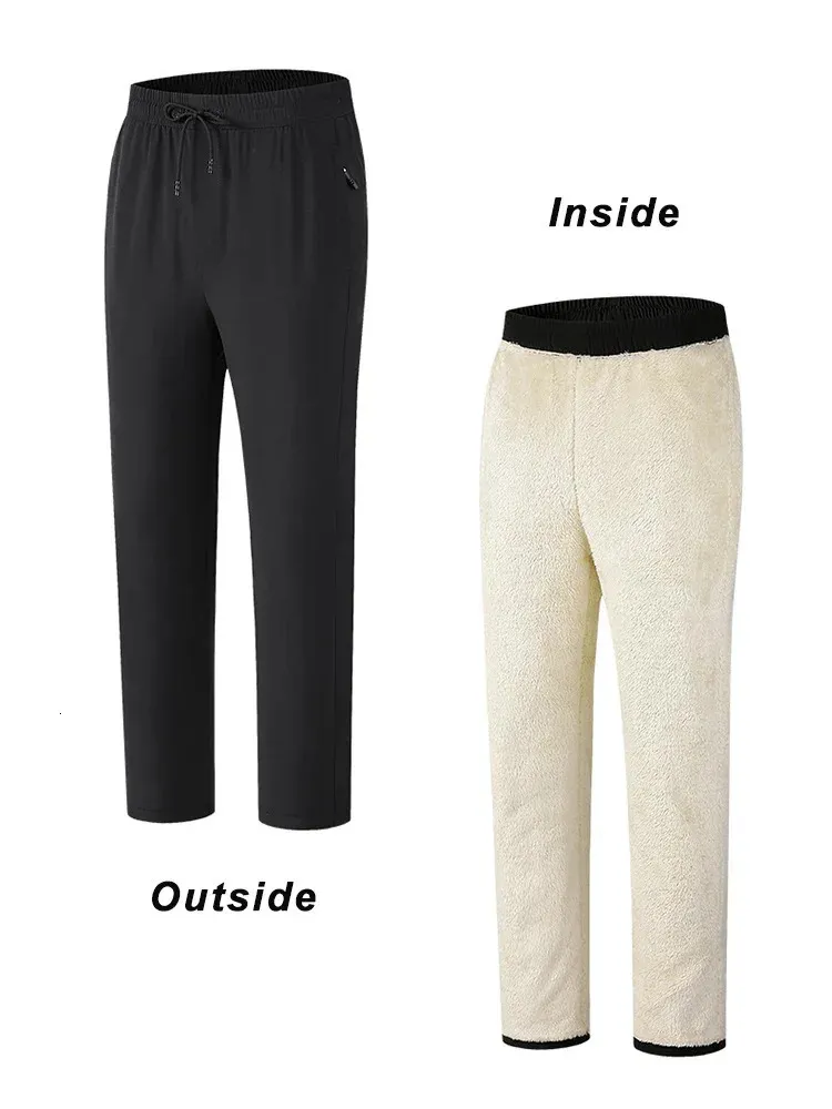 Winter Men's Fleece jogging pants - Windproof