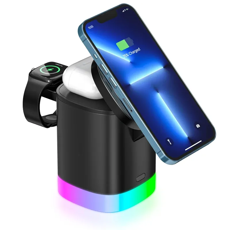 Ahorra a lo Grande en Compras al por Mayor de En Cargador Inalámbrico  Manzana Qi Wireless Charger Apple Watch In Estación De Carga Magnética 