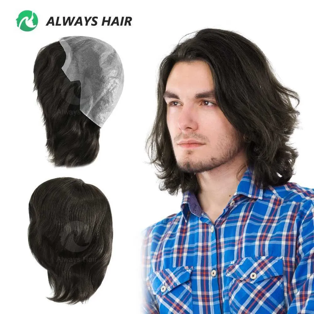 6 Short India Wig Thin Skin Full Lace Full Head Wig Handmade 