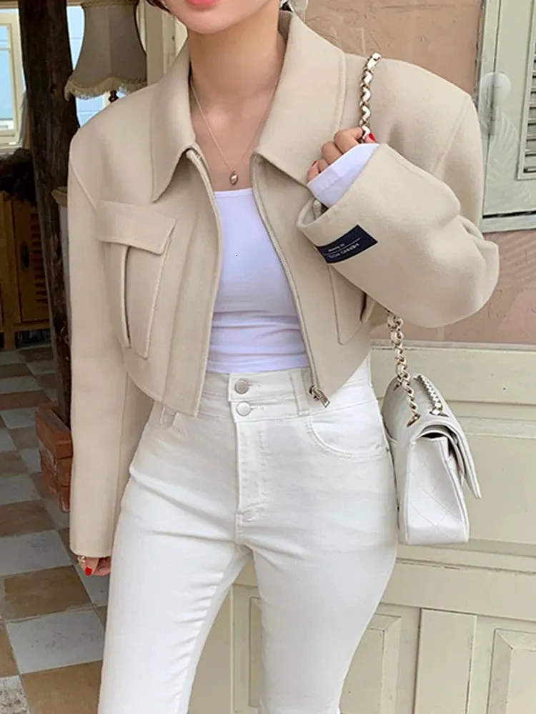 Trench-Coat à Double Boutonnage Pour Homme, Manteau Blanc Cassé, Longue Veste Anglaise Classique, Coupe-vent élégant / Manteaux Et Vestes