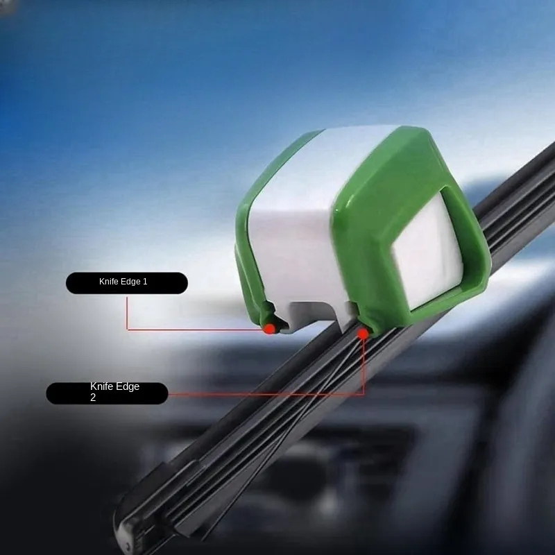 Automobile Wiper Restorer Green Windshield Wiper Blade Refurbish Restorer Universal Car Window Cleaner Wiper Scratch Repair Tool