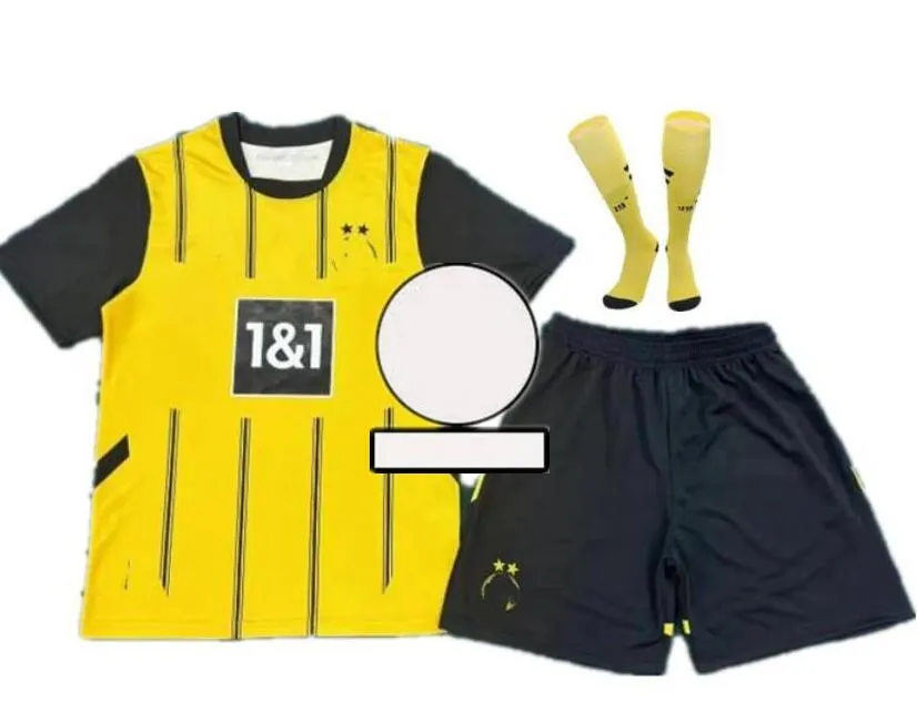 REUS Black Soccer Kits 24 25 Season ADEYEMI, NEONGELB