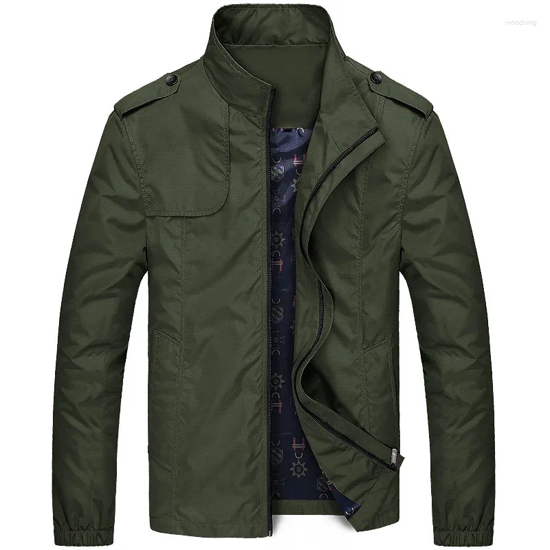 Men's Spring And Autumn Vintage Workwear Jacket Loose Single