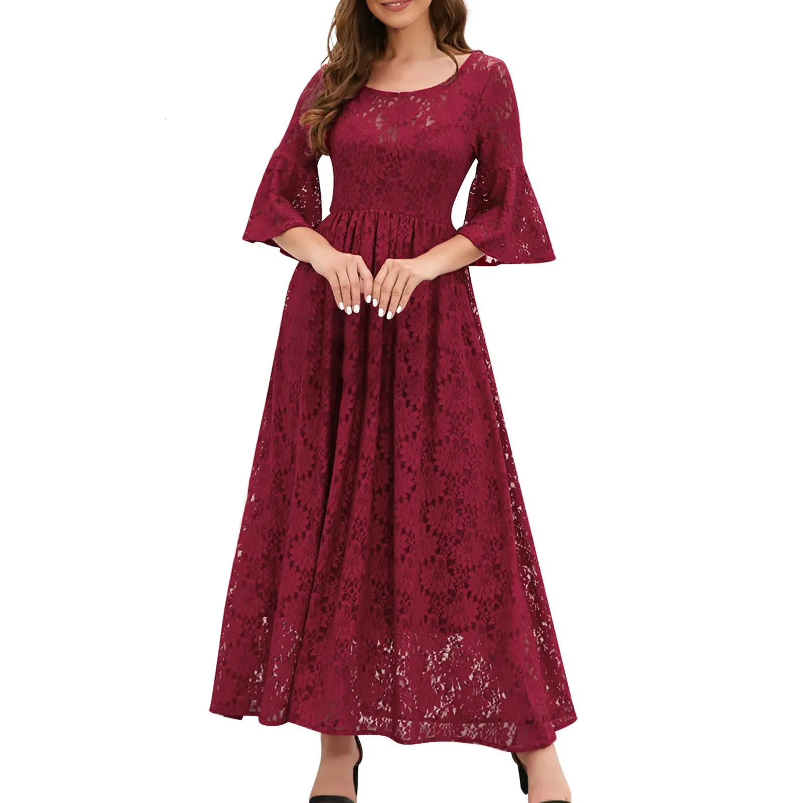 chinese dress ladies Vintage Y2K Romantic Lace Swing Mini Dress (S) main image 1
