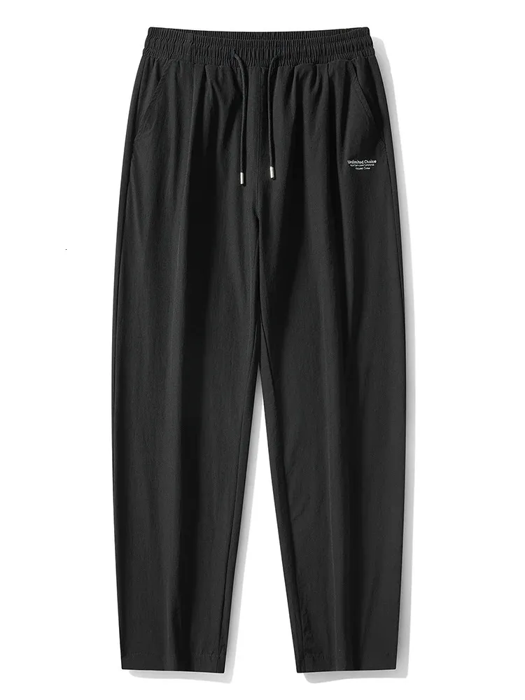 Men\u0026#039;s Ice Silk jogger pants - Breathable \u0026amp; Cool Drawstring Track  Pants in Big Sizes 10XL \u0026amp; 9XL - Sportswear for Casual \u0026amp; Sporty  Trousers 240807