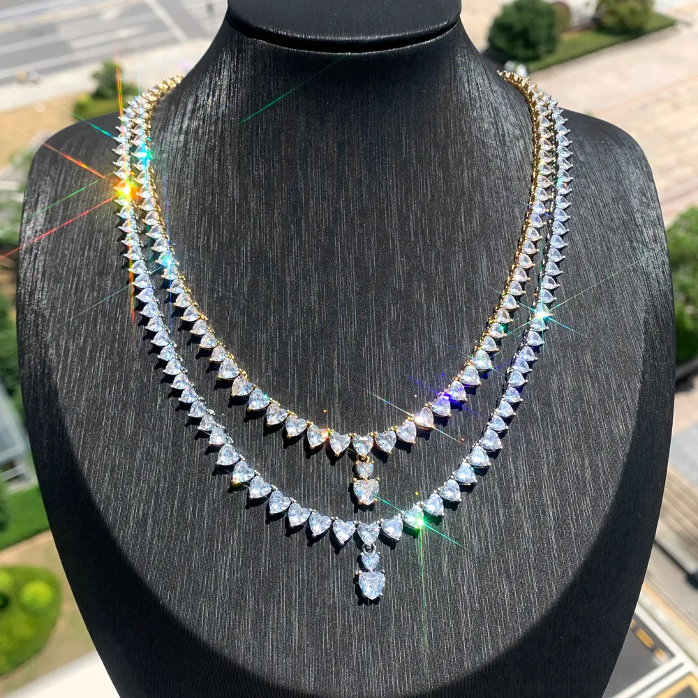 ネックレス・ペンダント VVV Glass Heart Mix Beads Necklace 4BFK423 Glass Heart Mix Beads Necklace - VVV | 60% - Asian Fashion