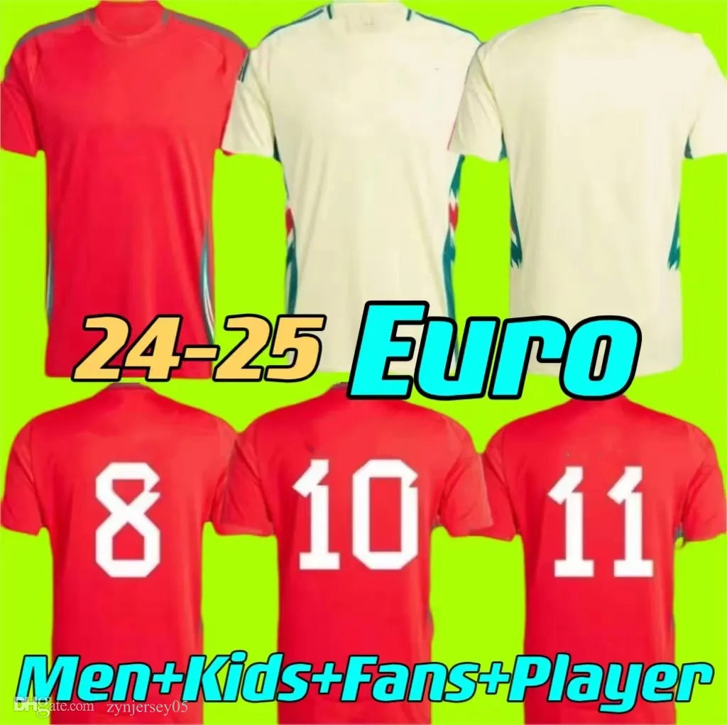Wales /25 Soccer Jersey: Get Your Welsh Football Shirt! Bale, Johnson,  Williams Men's Kids Kit Available Buy Now!
