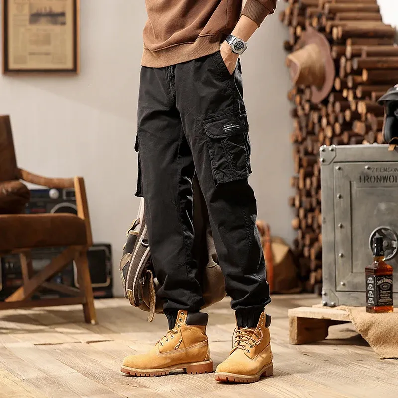 Men's Wear-Resistant Work cargo pants with Multi-Pocket Men's Wear-Resistant Work cargo pants with Multi-Pocket
