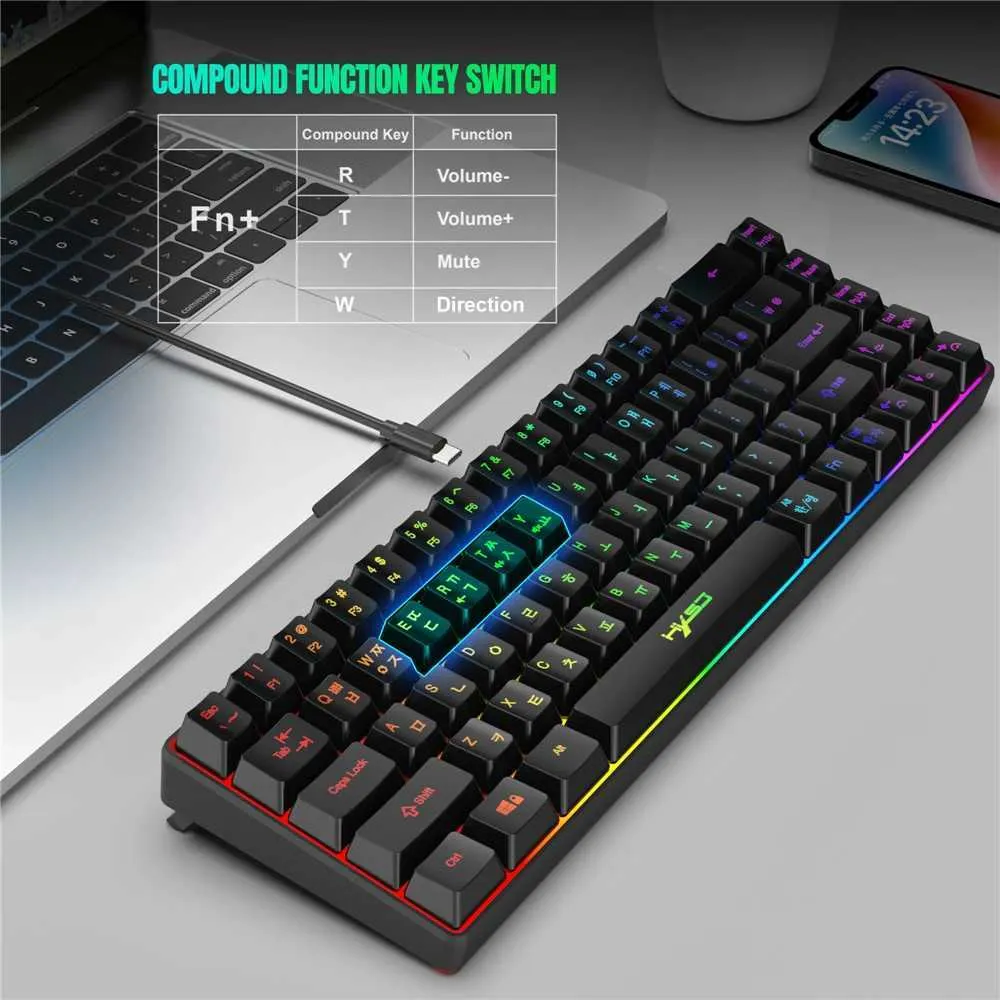 Compact 68-Key RGB Gaming Keyboard: Streamer Ready, Korean Layout  Shop Now!