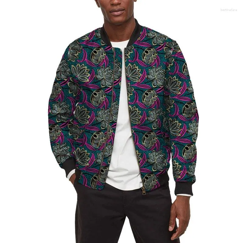 Men's African Print Bomber Jacket Custom Design, Colorful Wax Fabric,  Stylish Short Coat, Casual Baseball Jacket Shop Now!