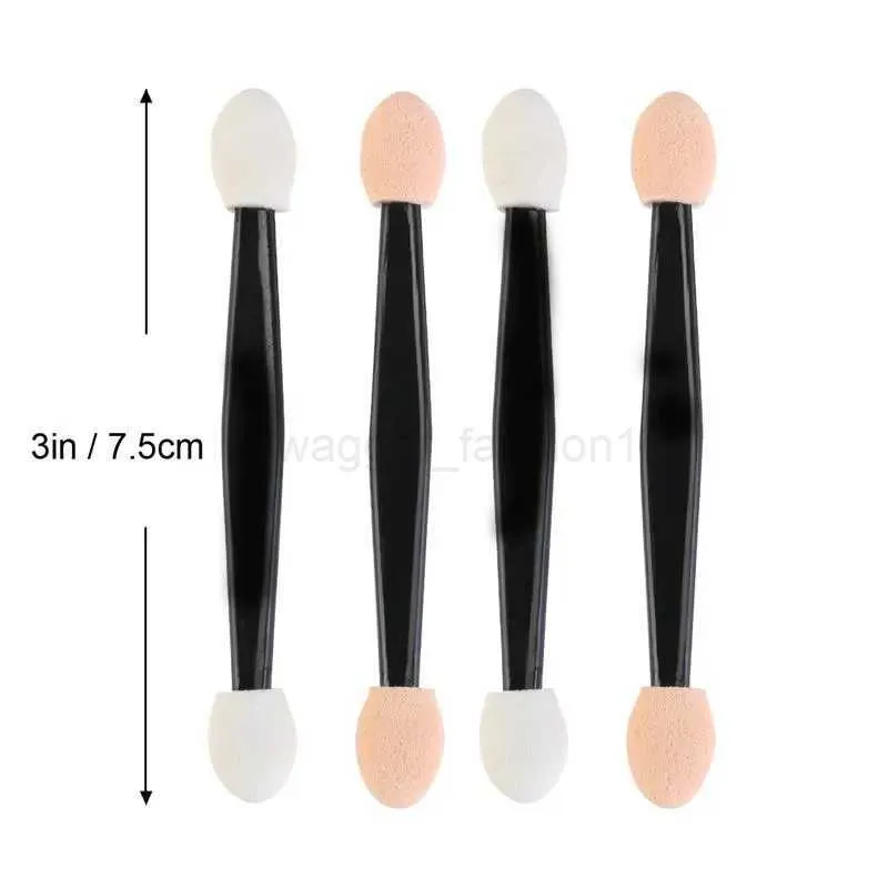 LOPHE 50 Stück Mini-Lidschattenpinsel Mit Schwamm – Doppelseitige Einweg-Applikatoren Für Make-up & Nagellack