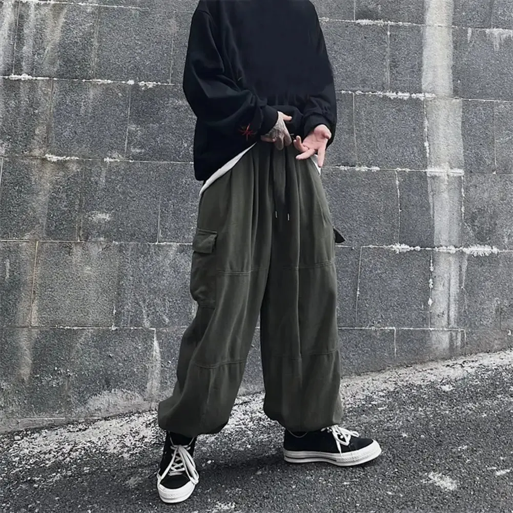 Save Big on Bulk Wide Pants Joggers Stylish Wide Leg Baggy Pants For Men  Elastic Waist Streetwear Joggers Perfect For Spring And Autumn Fashion  Trends