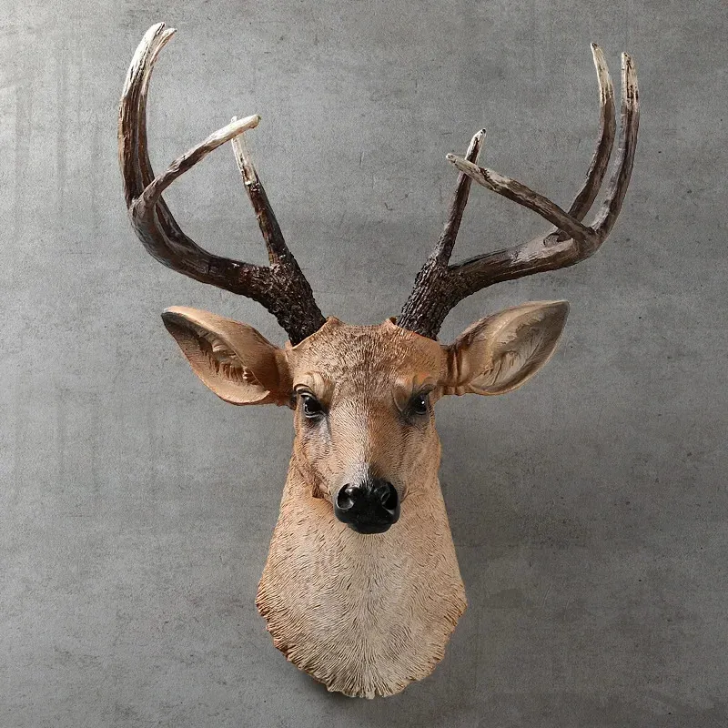 Realistic Resin Deer Head Wall Decor Retro... From Reliefstore, $65.68 ...