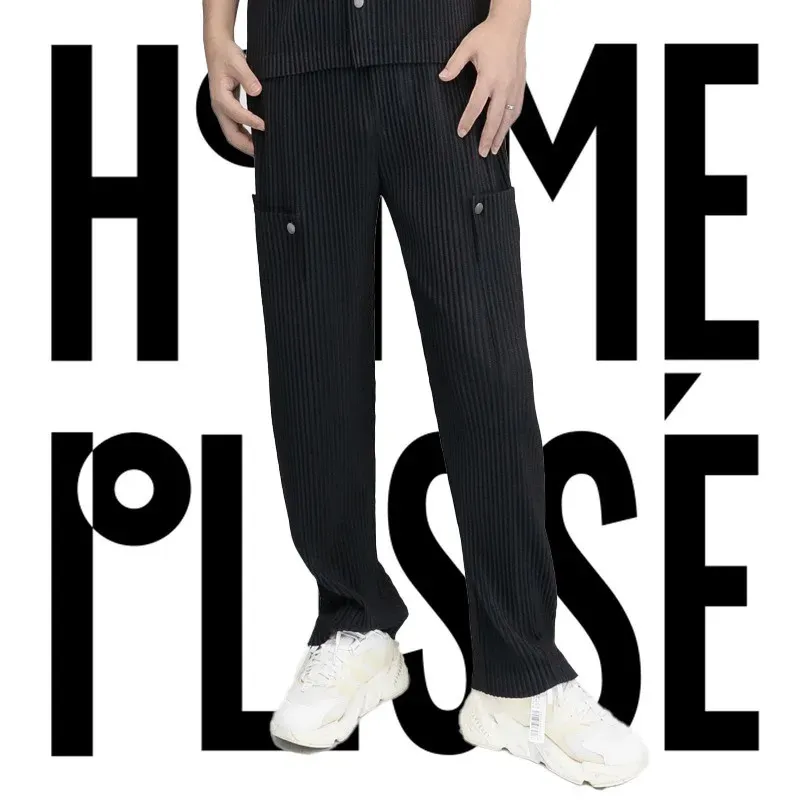 muscle fit dress shirt h&m Antonios Hollywood Waist Straight-Leg Long Pants for Men - Brown - Size 29W / XS / 44 EUR main image 1