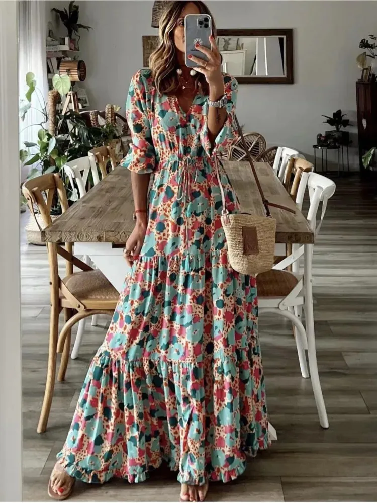 Outfit Maxi Vestidos Maxi Dress Bohemian Festival Outfits Dress