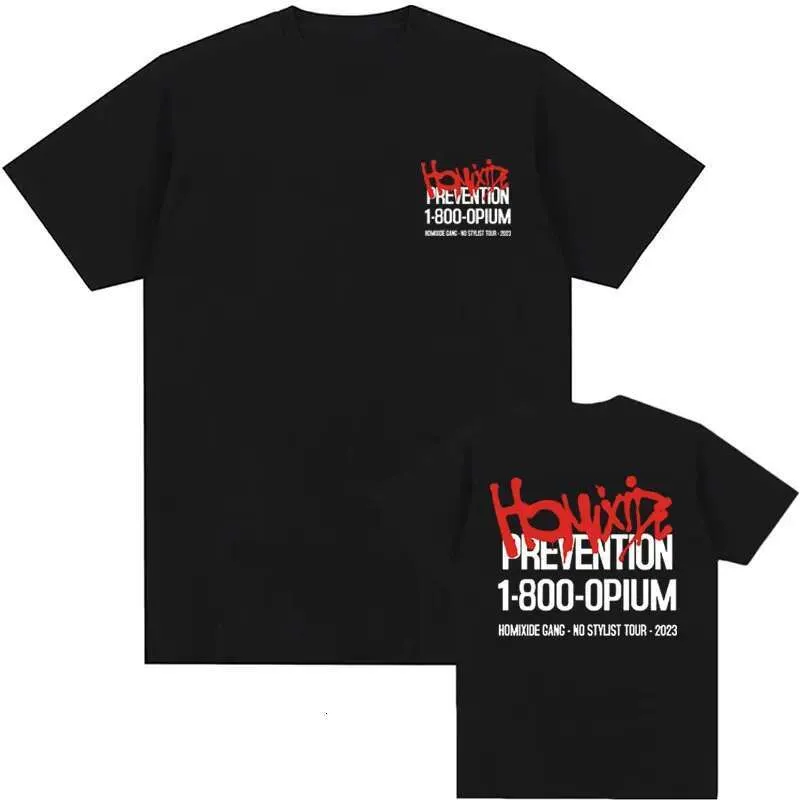 2024 Men's Hip Hop Oversized T-Shirt | Destroy Lonely No Stylist Tour Graphic Tee | Y2K Gang Homixide 1-800-OPIUM 2024 Men's Hip Hop Oversized T-Shirt | Destroy Lonely No Stylist Tour Graphic Tee | Y2K Gang Homixide 1-800-OPIUM