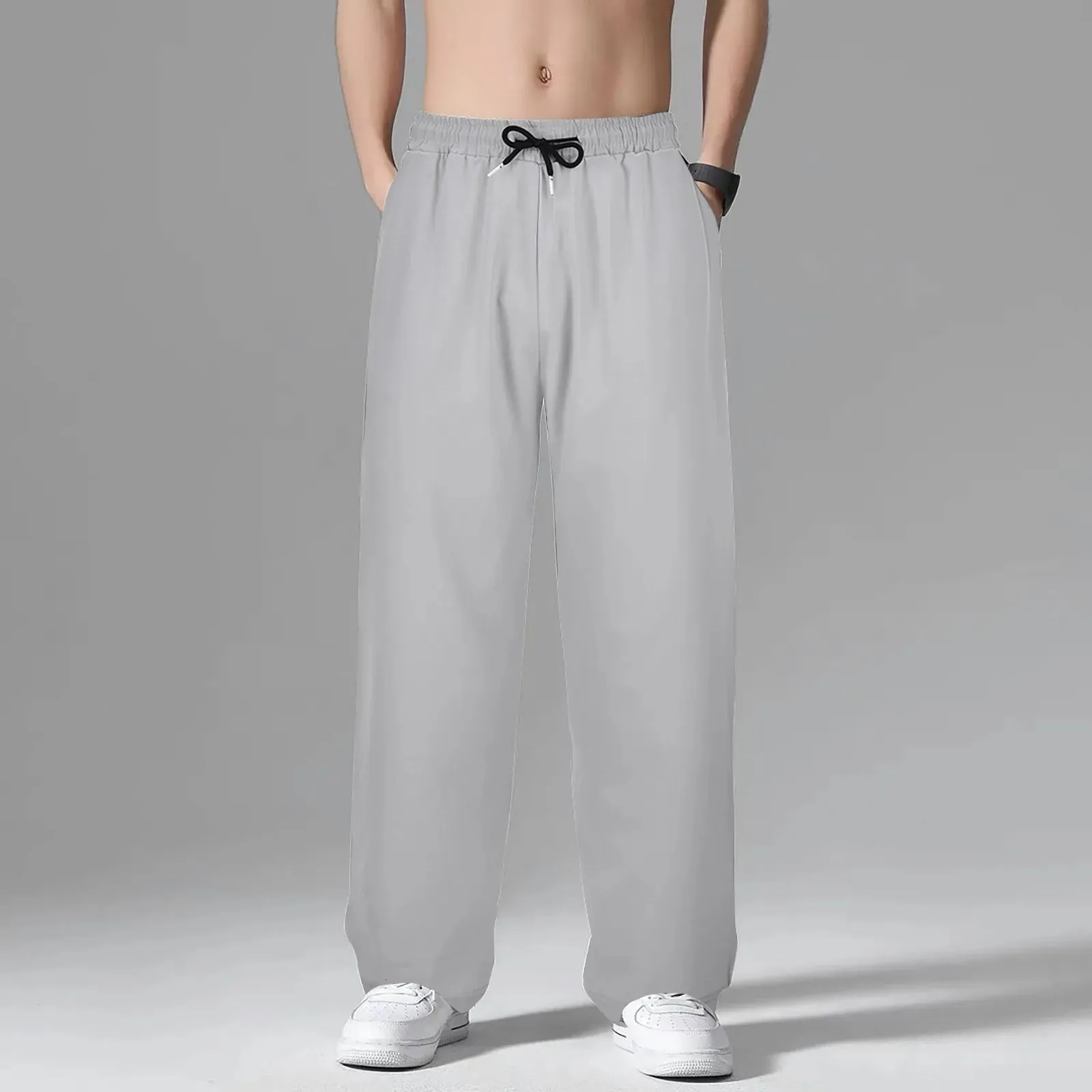 Y2K Ice Silk Men's jogger pants Sweatpants - Streetwear